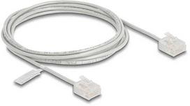 Delock Kabelis tinklinis itin plonas Cat.6 UTP 2 m Pilka (80759)