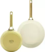 Green Pan Žalias Pan GreenPan Padova Reserve 2 vnt. keptuvių rinkinys, 20+26 cm, geltonas