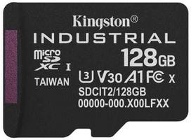 PNY Kingston Technology atminties kortelė 128GB Micro SDXC Industrial C10 A1 pSLC vienkartinis pakavimas be adapterio