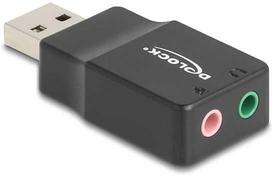 Garsinė plokštė Delock Išorinė USB garso plokštė Delock (66634) – Juoda