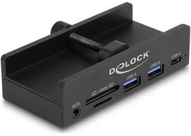 HUB USB Delock Kabelis Typ-A su USB kištuku 5Gbps, 1 m, duomenų perdavimui