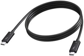 Kabelis USB Vision 2 m Thunderbolt 4 40Gb/s 100W PD Juodas (TC 2MUSBCTB4/BL)