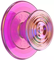 Laikiklis ir stovas telefonui Popsockets Round Ripple Iridescent Aviation Opalescent MagSafe rožinė