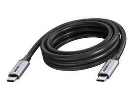 Kabelis USB Vision 15 m USB C aktywny optyczny DP 1.4 16,2Gb/s USB 2.0 480Mb/s DP 2.1 40Gb/s USB 3.2 10Gb/s PD 60 W wzmocniony Kevlarem (TC 15MUSBC/BL)