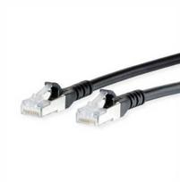 Digitus METZ CONNECT patch kabelis Cat.6A AWG 26, LSOH, juodas, 60 m