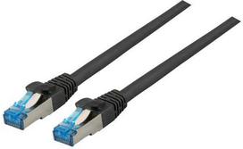 Efb Elektronik EFB EFB RJ45 Patchkabel S/FTP Cat6A Superflex LSZH SCHWARZ Laenge 20m 10Gbit 500MhZ 100 Prozent Kupfer mit Cat 7 Rohkabel