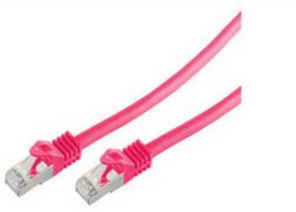 Shiverpeaks Patchcord BASIC-S Cat 7, S/FTP, PiMF, LSZH, rožinė, 0,5 m (BS75511-0.5M)