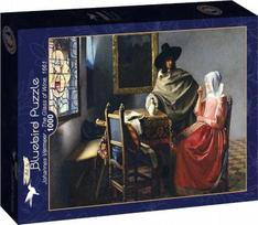 Dėlionė Blue Mauritius Gold Graf-ika Puzzle 1000 Taurė vyno, Vermeer