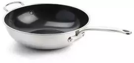 Green Pan Žalias Pan Keptuvė Greenpan GreenPan Premiere Wok 30 cm Stainless Steel