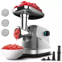 Cecotec elektrinė mėsmalė 1360 W, 1,5kg/min, nerūdijančio plieno Crusher 1400 Steel