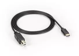 Black Box Juodas Box Kabelis USB Juodas Box USBC2TYPEB-1M USB 3.2 Gen 1 USB C do USB B Juodas