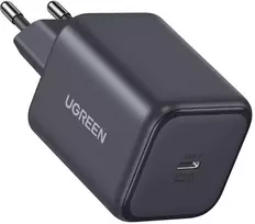 Įkroviklis jungiama į tinklą UGREEN X524, 45W, USB-C GaN (juoda) + kabelis 1m