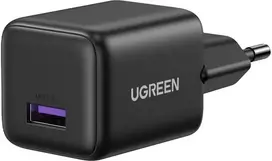 Įkroviklis jungiama į tinklą Ugreen X518 USB, GaN, 18W (juoda)
