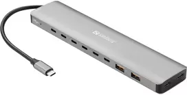 HUB USB Sandberg USB-C į 8 x USB-C + 2x USB-A (136-80)