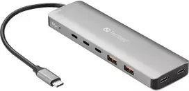 HUB USB Sandberg USB-C prie 5 x USB-C + 2 x (136-79)