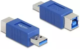 USB adapteris Delock USB 5Gbps Adapteris USB Type-A į USB Type-B (kryžminis)
