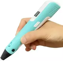 Rotaļlietas iLike 3D Printing Pen with LCD Ekranas Ultimate Multicolor 3D Spausdintuvas Pen Mėlyna 4752192108304 ILI3DPLCDUMB (4752192108304)