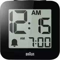 Braun BC 25 BP juodas kvarcinis laikrodis su balsine funkcija