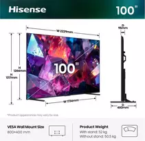 Televizorius Hisense Q7S PRO 100'' (20018894)