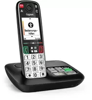 Stacionarus telefonas Gigaset EASY 500A Analoginis/DECT telefonas Skambinančiojo vardo ir numerio identifikavimas Juoda, Sidabrinė (S30852-H3135-R101)