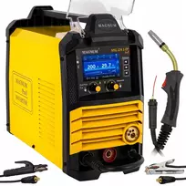 Magnum Suvirinimo pusautomatis INVERTOROWY MIG-224 LCD DUAL PULS SYNERGIA MMA 4x4, 200A/60%, 230V, MB24/3,GP50, MMAR, D200
