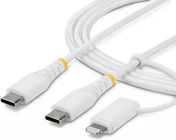 Kabelis USB StarTech 2 m USB-C į Lightning 60 W Baltas (2M-U2-LNTC-CABLE)