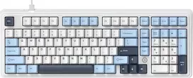 Klaviatūra magnetinė laidinė Ajazz AK980 Magnetic Switch balta