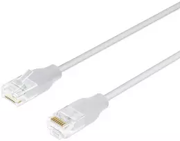 Lanview tinklo kabelis LightFlex, Cat.6, U/UTP, TPE, LSZH, baltas, 10 m (LV-LIGHT-UTP610W)