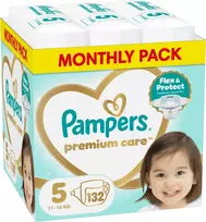 Pampers Pampers Premium Care 5, 11-16 kg, 132 vnt.