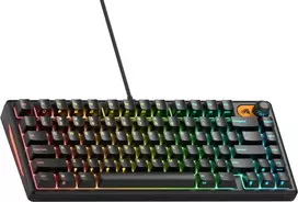 Klaviatūra žaidimams Glorious su laidu membraninė GMBK 75% Juodas US