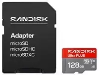 Atminties kortelė SANDISK Ultra PLUS Micro SD 128GB UHS-I