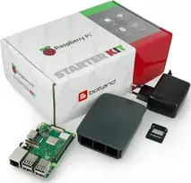 Raspberry Pi Rinkinys 3B+ WIFI + 32GB Micro SD + oficjalne priedai} (RPI-11221)