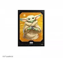 Gamegenic „Star Wars Unlimited" kortų žaidimo – Premium meno rankovės – Grogu