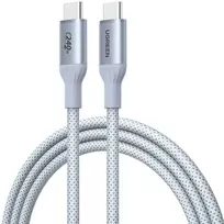Ugreen Kabelis USB-C Ugreen L534 PD 240W, 480Mbps, 1m (sidabrinė)