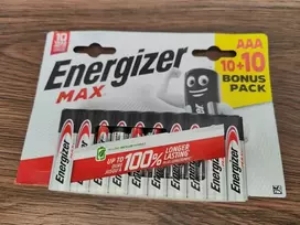Energizer Baterija ENERGIZER MAX AAA LR03 10+10 SZT.