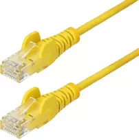 StarTech Kabelis sieciowy Slim Cat6 UTP 25 cm Geltonas (N6PAT25CMYLS)