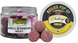 Boiliai Meus Challenge Pop Up Fluo 15mm - Krill & Shrimp