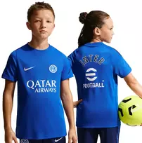 Marškinėliai vaikams Nike Inter Mediolan Strike mėlyna IR0095 439 (M)