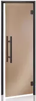 Andres Glass Solutions AD PREMIUM stiklinės durys turkiškoms pirtims, 90 x 210, Bronzinė