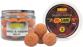 Boiliai Meus Big Game Pop Up 18mm - Krill & Shrimp