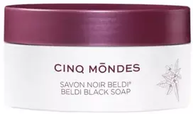Cinq Mondes Beldi Juodas muilas valomasis šveičiamasis kūno šveitiklis, 500 ml