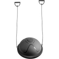 Balansavimo pagalvė inSPORTline Dome Compact su pasipriešinimo gumomis - Juoda