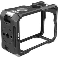 Puluz metalinis apsauginis dėklas PU1074B, 59g, 5.7x8.4x3.1cm, 1/4" sriegis, šaltoji kurpė, atsparus smūgiams, DJI Osmo Action 6