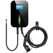 Besen BS20-BC-22KW-APP sieninė įkrovimo stotelė, 22 kW, 32A, IP66, IK10, LCD, Bluetooth, Wi-Fi, 4G, juoda