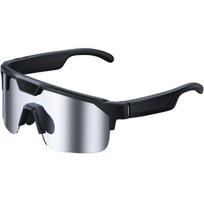 ZEBLAZE Q01-Silver sportiniai akiniai, 8MP Sony IMX219 kamera, 1200P vaizdo įrašas, AI asistentas, 270mAh, IPX4, 49.7g