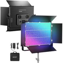 NEEWER AP150C 150W LED lempa, 10104923, 1800 LED, 42500Lux@0.5m, 2500-10000K, CRI 96+, TLCI 97+, RGBWW, 7 režimai, DMX, 2.4G