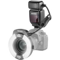 Neewer RF1-C žiedinė blykstė 10105692EU, 76Ws, GN15, 5600K, TTL, Multi, 1/128, Canon E-TTL II, makro