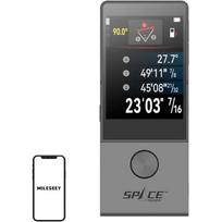 Mileseey D9 Pro lazerinis nuotolio matuoklis, 0.2-100m, ±2mm, 2.4" IPS, USB-C, 1800mAh, 14 režimų, Bluetooth
