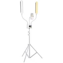 Neewer BH40C lankstus dviejų rankų apšvietimo rinkinys, 36W, 528 LED, 4600 liuksų/0,5m, CRI/TLCI 98+, 2500K-10000K, 18 efektų