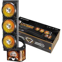 DarkFlash UV360 CPU aušintuvas, 360mm AIO, 6.67" 2K OLED 60Hz, 320W TDP, 3x120mm PWM, ARGB 5V 3-pin, AM5/AM4/AM3